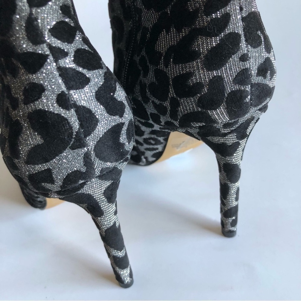 Express Metallic Leopard Booties - Picture 12 of 16
